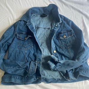 Stretchy jean jacket